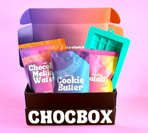 Chocbox Strawberry Crush - Kit de barra de chocolate rellena de tarta de fresa - Quierox - Tienda Online