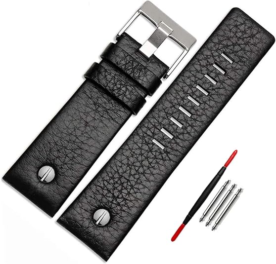 Choco&Man US Correa de reloj de piel de becerro adecuada para relojes diesel de hombre - Quierox - Tienda Online