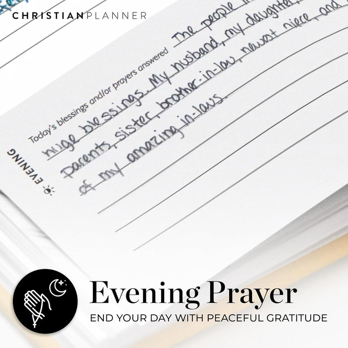 Christian Planner Diario de oración diario, 6 meses sin fecha: Inspira tu conexión con el Señor - Quierox - Tienda Online