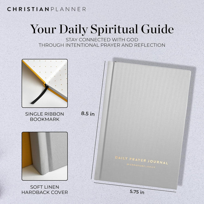 Christian Planner Diario de oración diario, 6 meses sin fecha: Inspira tu conexión con el Señor - Quierox - Tienda Online