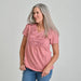 Christopher and banks Top de manga corta bordado - Quierox - Tienda Online