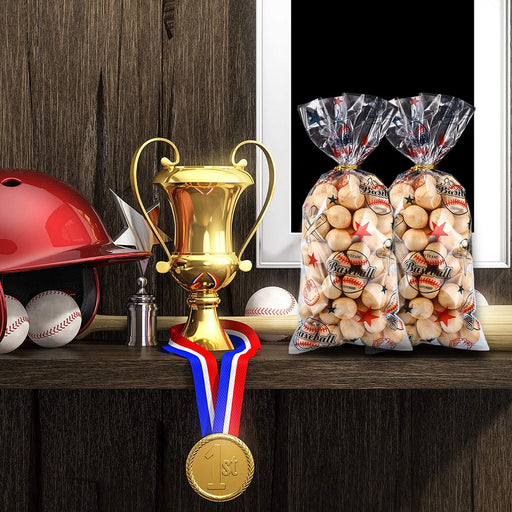 Chuangdi Paquete de 100 bolsas de celofán para fiesta de béisbol - Quierox - Tienda Online