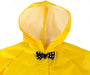 Chubasquero amarillo con capucha para niños, ideal para niñas y niños pequeños - Quierox - Tienda Online