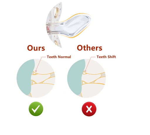 Chupete dorado para bebé, clip ostentoso con letras iniciales, pezón infantil de silicona - Quierox - Tienda Online