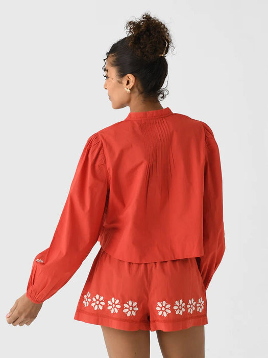 Ciao Lucia Top bordado Salm para mujer - Quierox - Tienda Online