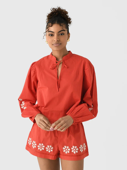 Ciao Lucia Top bordado Salm para mujer - Quierox - Tienda Online