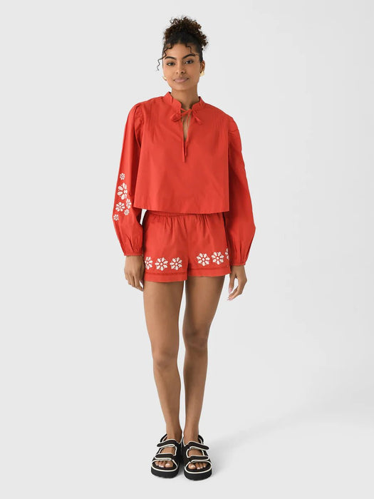 Ciao Lucia Top bordado Salm para mujer - Quierox - Tienda Online