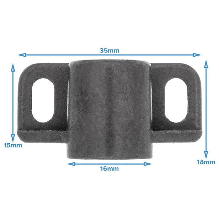 Cierre magnético de diseño para puertas, color gris plomo (paquete de 1) - Quierox - Tienda Online