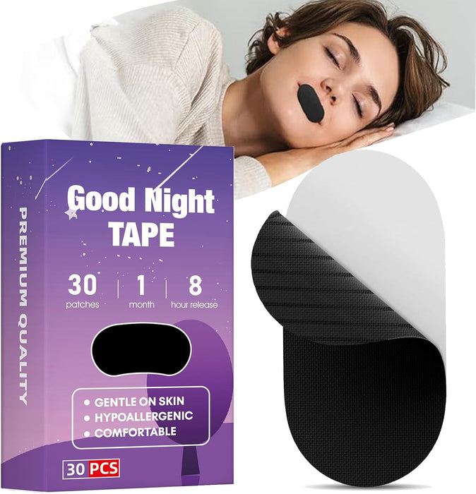 Cinta Bucal para Dormir, 30 PCS Mouth Tape Tiras Mouth Tape for Sleeping - Quierox - Tienda Online
