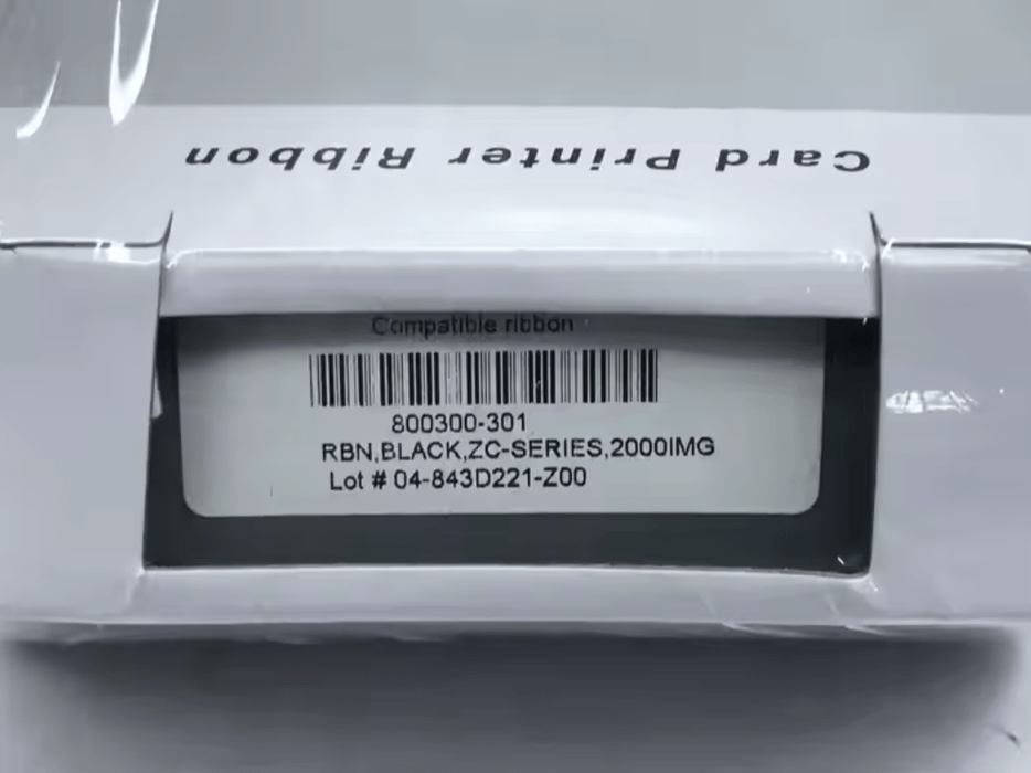 Cinta Compatible para impresora Zebra ZC100 ZC150, color negro, 800300 - 301 - Quierox - Tienda Online