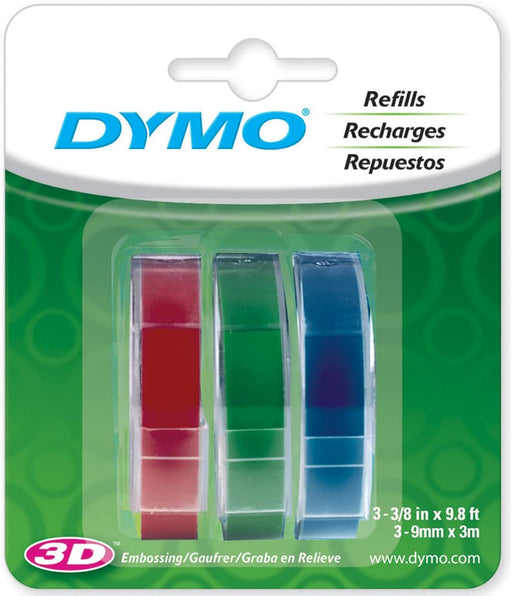 Cinta de recambio Dymo Labelmaker 3/8 pulg. X 9,8 pies - Quierox - Tienda Online