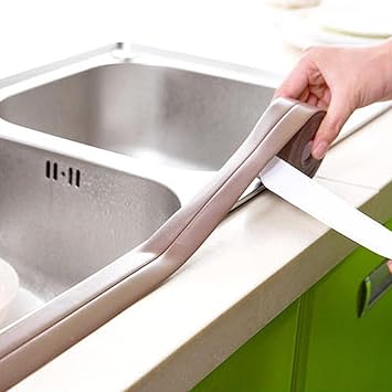 Cinta de sellado autoadhesiva, sellador decorativo de PVC para cocina y baño - Quierox - Tienda Online
