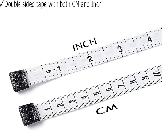 Cinta métrica de 3 m/120 cm, cinta métrica corporal para tela - Quierox - Tienda Online