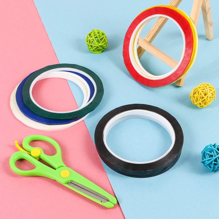 Cinta para pizarrón blanca, 10 rollos, varios colores, gráfico de cinta adhesiva - Quierox - Tienda Online
