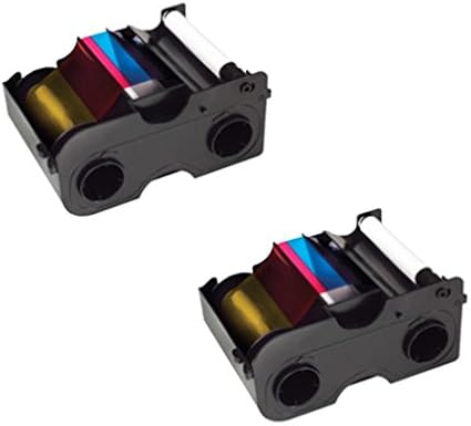 Cintas de color YMCKO para impresoras Fargo DTC1000 y DTC1250e (paquete de 2) - Quierox - Tienda Online