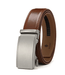 Cinturón de cuero para hombre, cinturón con hebilla automática, cinturones de aleación de moda - Quierox - Tienda Online
