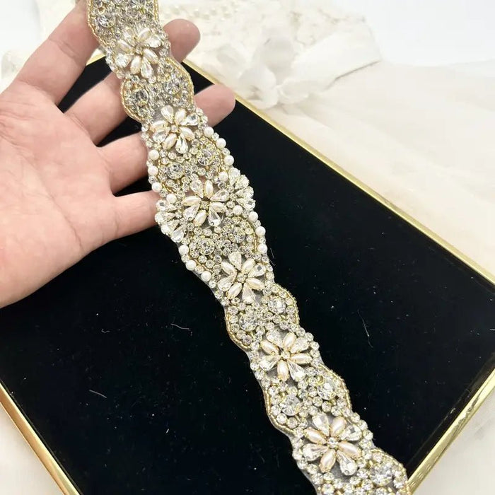 Cinturón de diamantes de imitación para mujer, cinturón de boda, sello de cintura para mujer - Quierox - Tienda Online