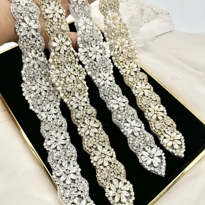 Cinturón de diamantes de imitación para mujer, cinturón de boda, sello de cintura para mujer - Quierox - Tienda Online