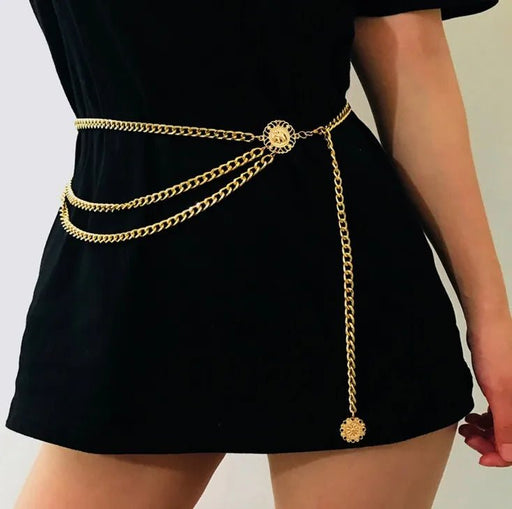 Cinturón de moda para mujer, cintura alta, de Metal - Quierox - Tienda Online