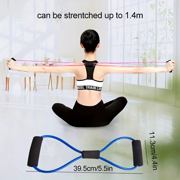 Cinturón de tensión de yoga en forma de 8, tensor de entrenamiento físico - Quierox - Tienda Online