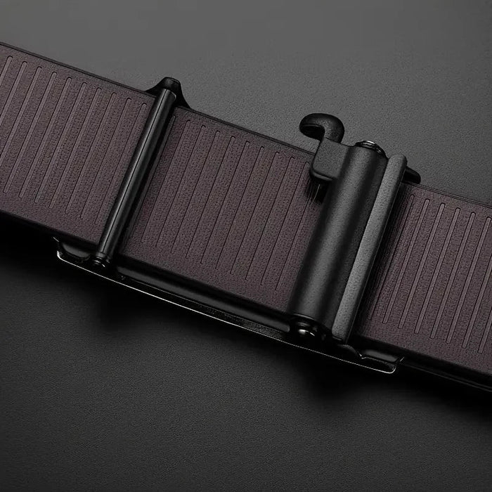 Cinturón elegante de piel sintética para hombre: cinturones de moda para el día a día - Quierox - Tienda Online