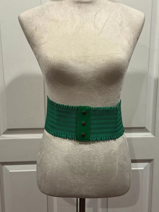 Cinturón verde elástico ancho para mujer talla 4x32 pulgadas - Quierox - Tienda Online