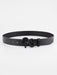 Cinturón versátil con hebilla de serpiente negra y rayas de cebra para hombre. - Quierox - Tienda Online