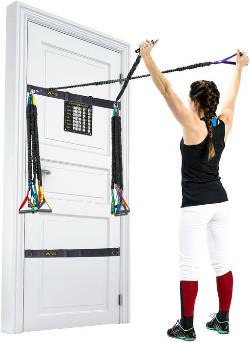 Cinturones de puerta - Compatibles con bandas de resistencia con cordón cruzado - Un par - Quierox - Tienda Online