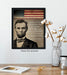 Cita histórica de Abraham Lincoln - Impresión artística de decoración de pared del presidente patriótico estadounidense - Quierox - Tienda Online