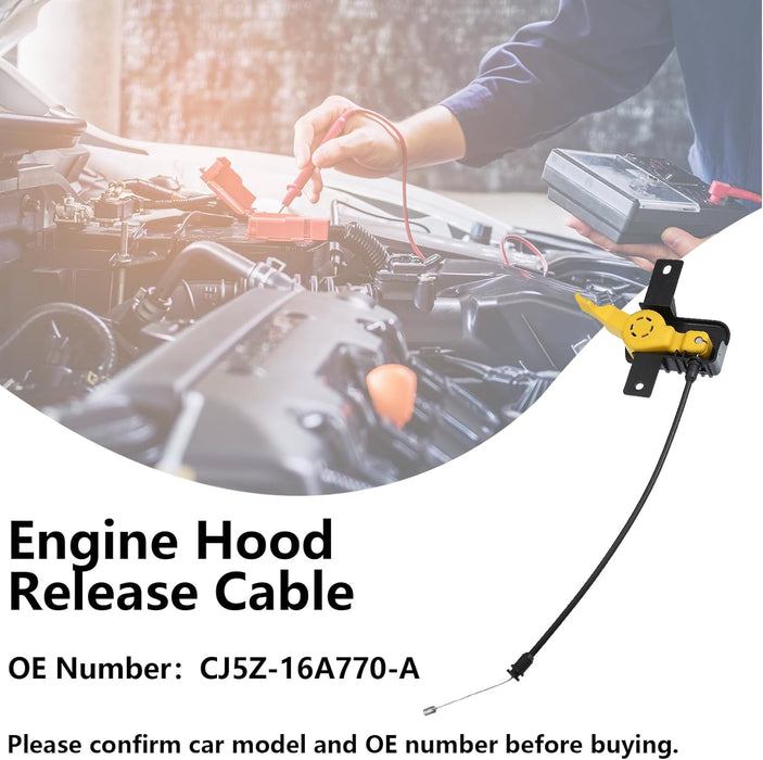 CJ5Z - 16A770 - A Cable de liberación del capó del motor para Ford Escape 2013 - 2018 - Quierox - Tienda Online