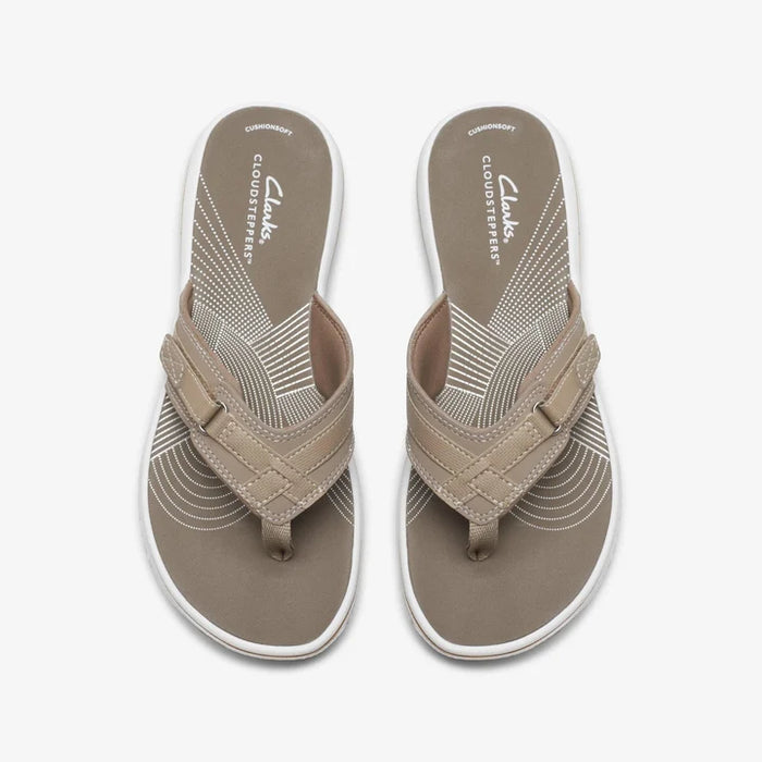 Clarks Chanclas Breeze Sea de para mujer Gris topo claro