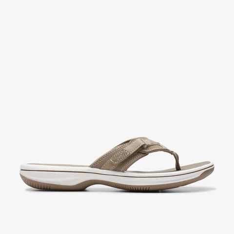 Clarks Chanclas Breeze Sea de para mujer Gris topo claro