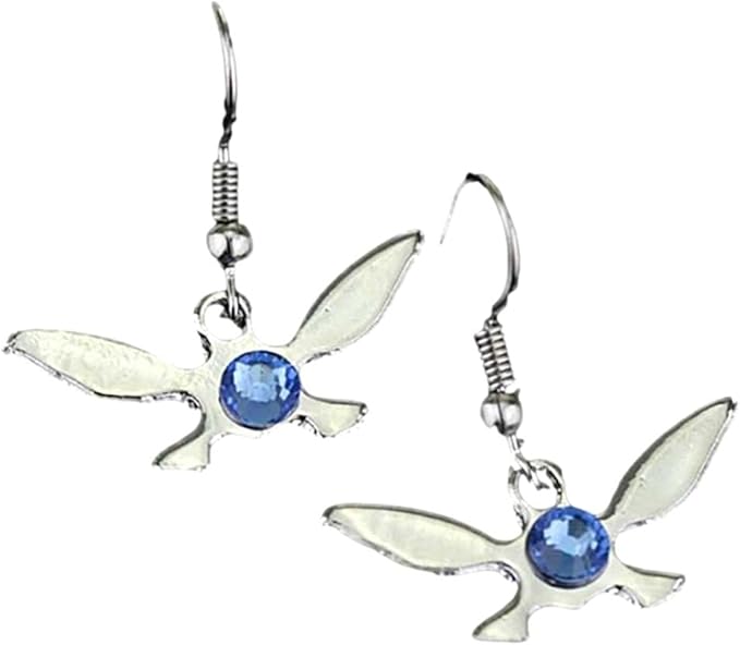Classic Fantasy Game Navi Pendientes de alambre francés, Esmalte - Quierox - Tienda Online