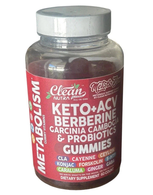 Clean Nutra MetaboZen Gomitas de Vinagre de Manzana de Soporte Diario para Salud Intestinal keto - Quierox - Tienda Online