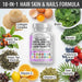 Clean Nutraceuticals 90 Pastillas de colágeno, Biotina, Queratina, Saw Palmetto, Ácido hialurónico - Quierox - Tienda Online