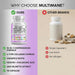 Clean Nutraceuticals 90 Pastillas de colágeno, Biotina, Queratina, Saw Palmetto, Ácido hialurónico - Quierox - Tienda Online