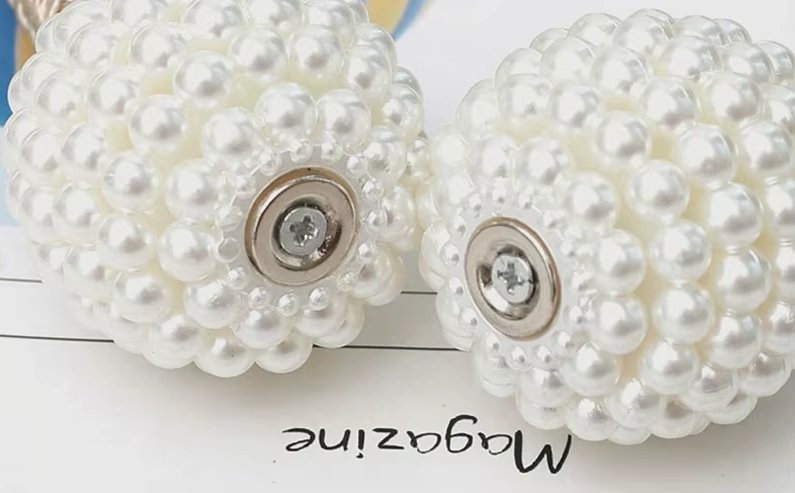 Clip de cortina magnético de perlas de 2 piezas, hebilla de decoración para el hogar, soporte de cortina - Quierox - Tienda Online