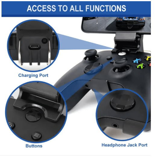 Clip para teléfono móvil compatible con el mando Xbox Series SX, soporte de montaje - Quierox - Tienda Online