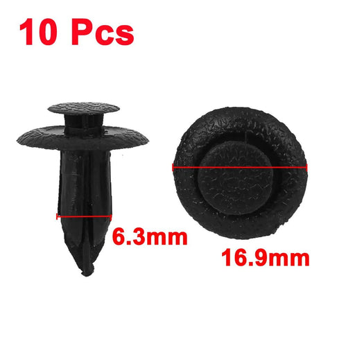 Clips de pasador de presión para sujeción del panel del carenado de 6,3 mm pack 10 - Quierox - Tienda Online