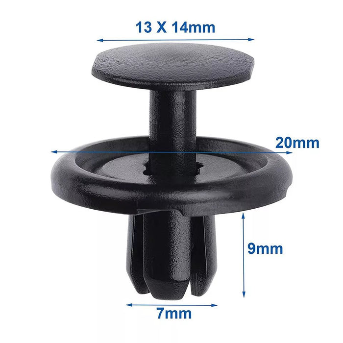 Clips de retención cubierta de tren de rodaje para protección contra salpicaduras pack 10 - Quierox - Tienda Online