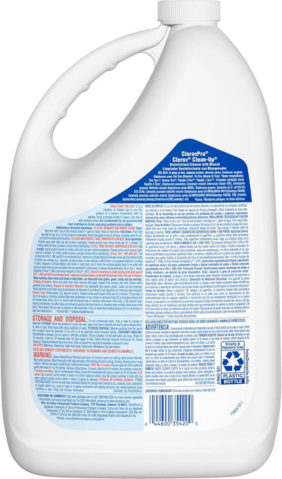 Clorox Limpiador desinfectante con lejía CloroxPro 128 Oz - Quierox - Tienda Online