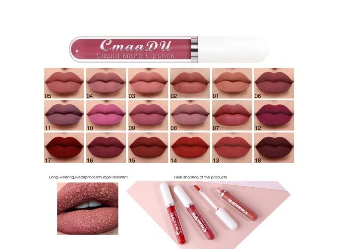 CmaaDU labial MATE resistente al agua de larga duración, 06 - Quierox - Tienda Online