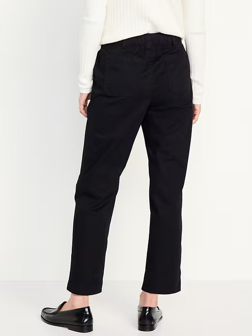 Old Navy Pantalones rectos y cónicos chinos OGC de cintura alta