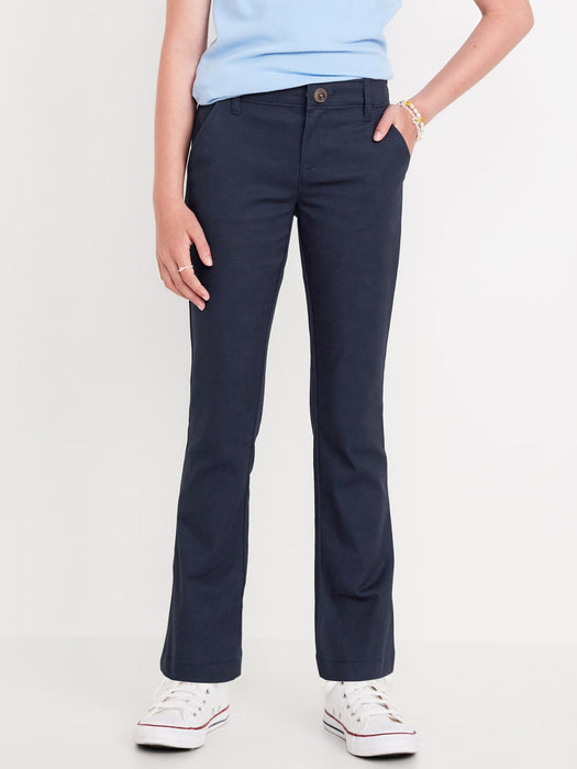 OLD NAVY Pantalones de corte bota de uniforme escolar para niñas