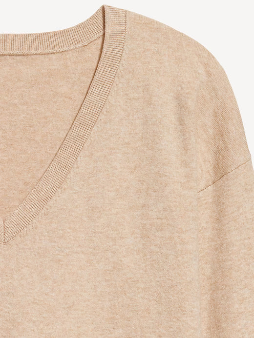 Jersey de cuello en V holgado SoSoft Lite, Old Navy