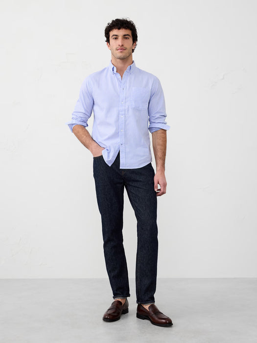 Banana Republic Camisa Oxford entallada