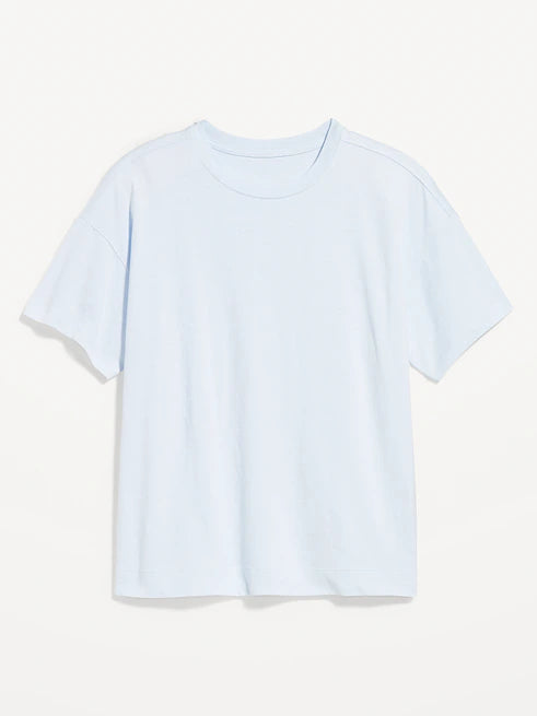 Camiseta vintage de cuello redondo