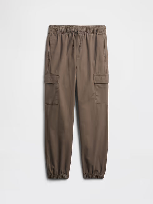 GAP Pantalones deportivos cargo de sarga para niños