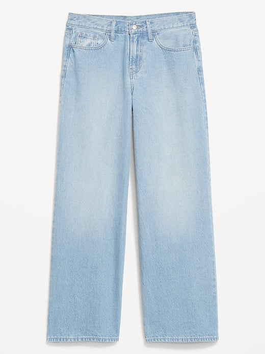 OLD NAVY Vaqueros anchos y holgados de tiro medio Wow