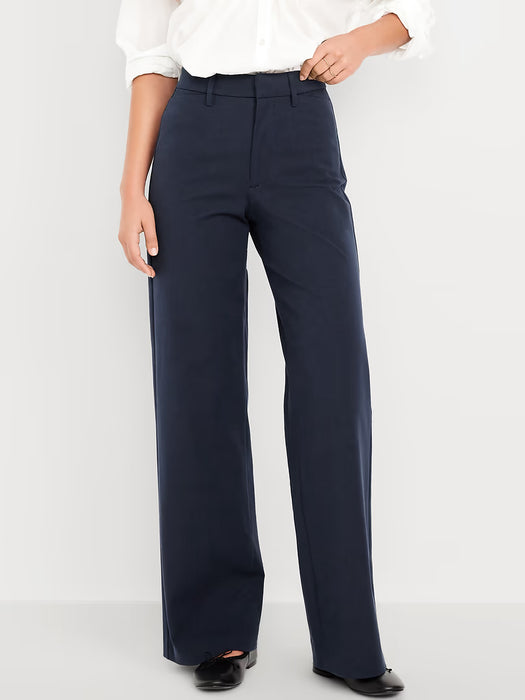 OLD NAVY Pantalones Pixie de talle alto y pierna súper ancha